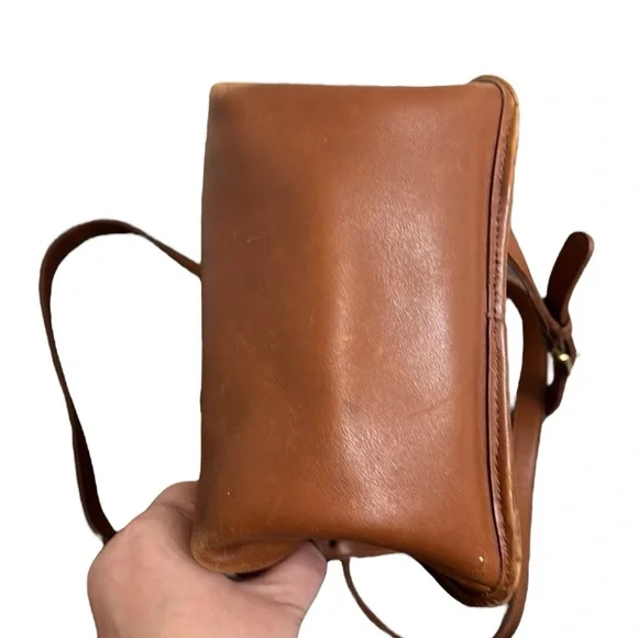 Vintage Coach Leather Mini Backpack Brown Gold Turn Lock 9960 Adjustable Straps - Picture 5 of 16